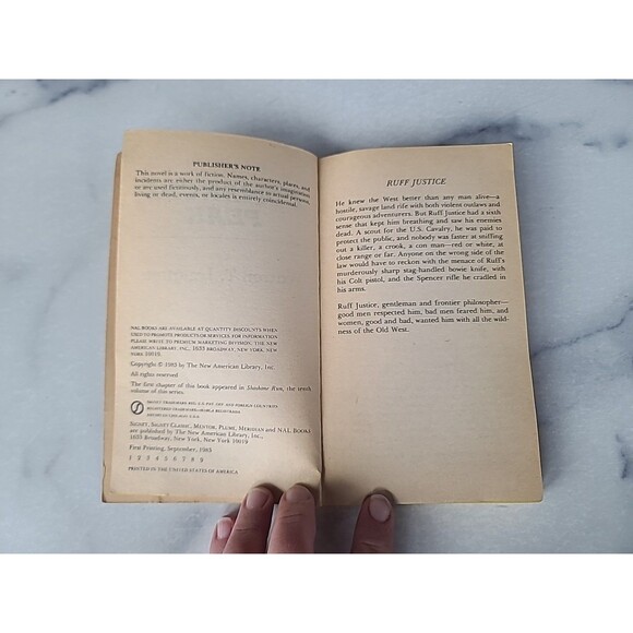 Ruff Justice #11 Comanche Peak By Warren T. Longtree - Picture 3 of 10